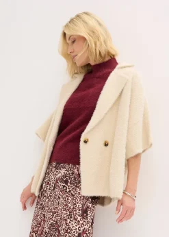 Pull en maille poilue