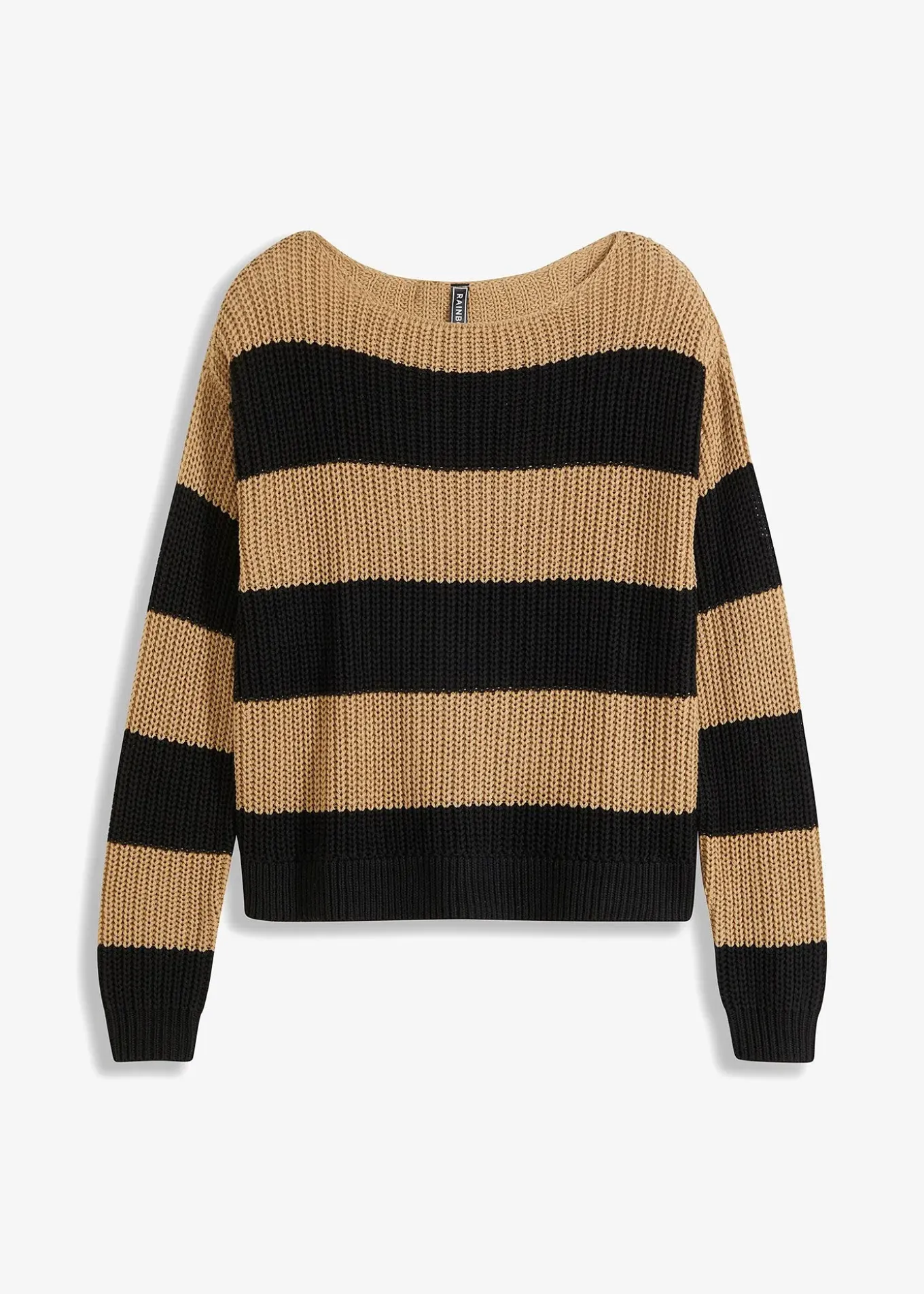 Pull en maille rayé