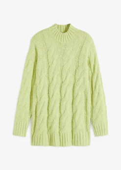 Pull en maille torsadée