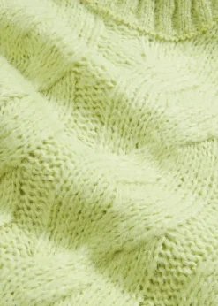 Pull en maille torsadée