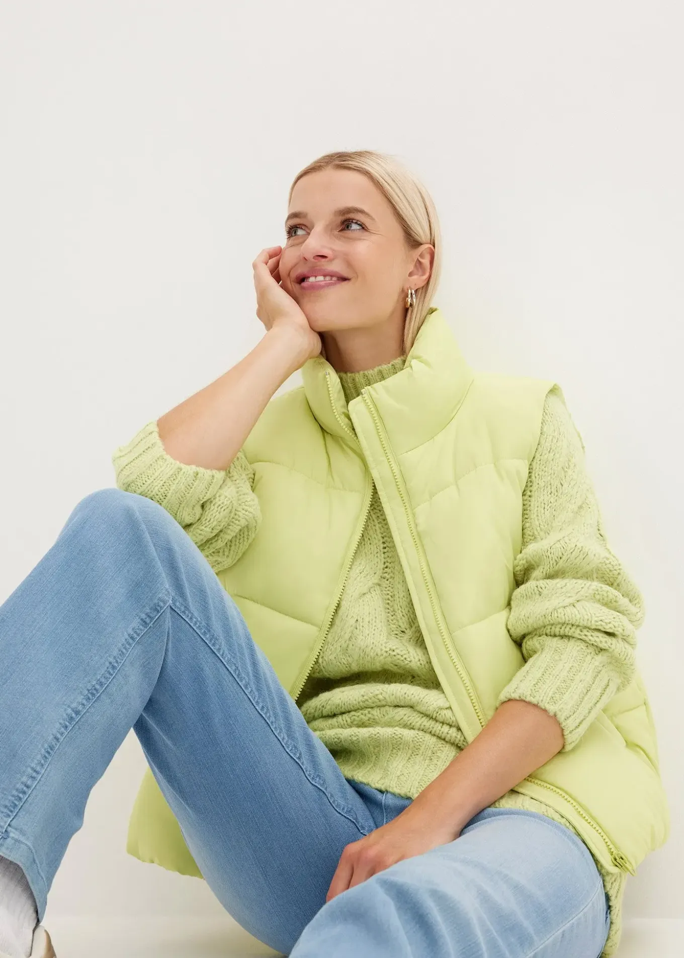 Pull en maille torsadée