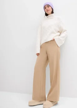 Pull en maille torsadée