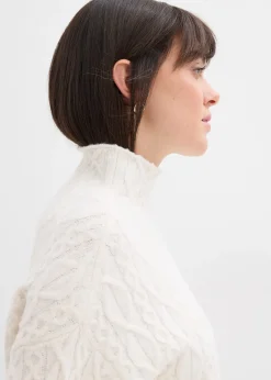 Pull en maille torsadée