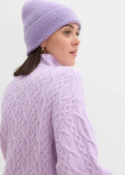 Pull en maille torsadée