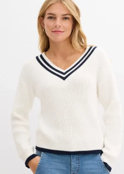 Pull en viscose mélangée