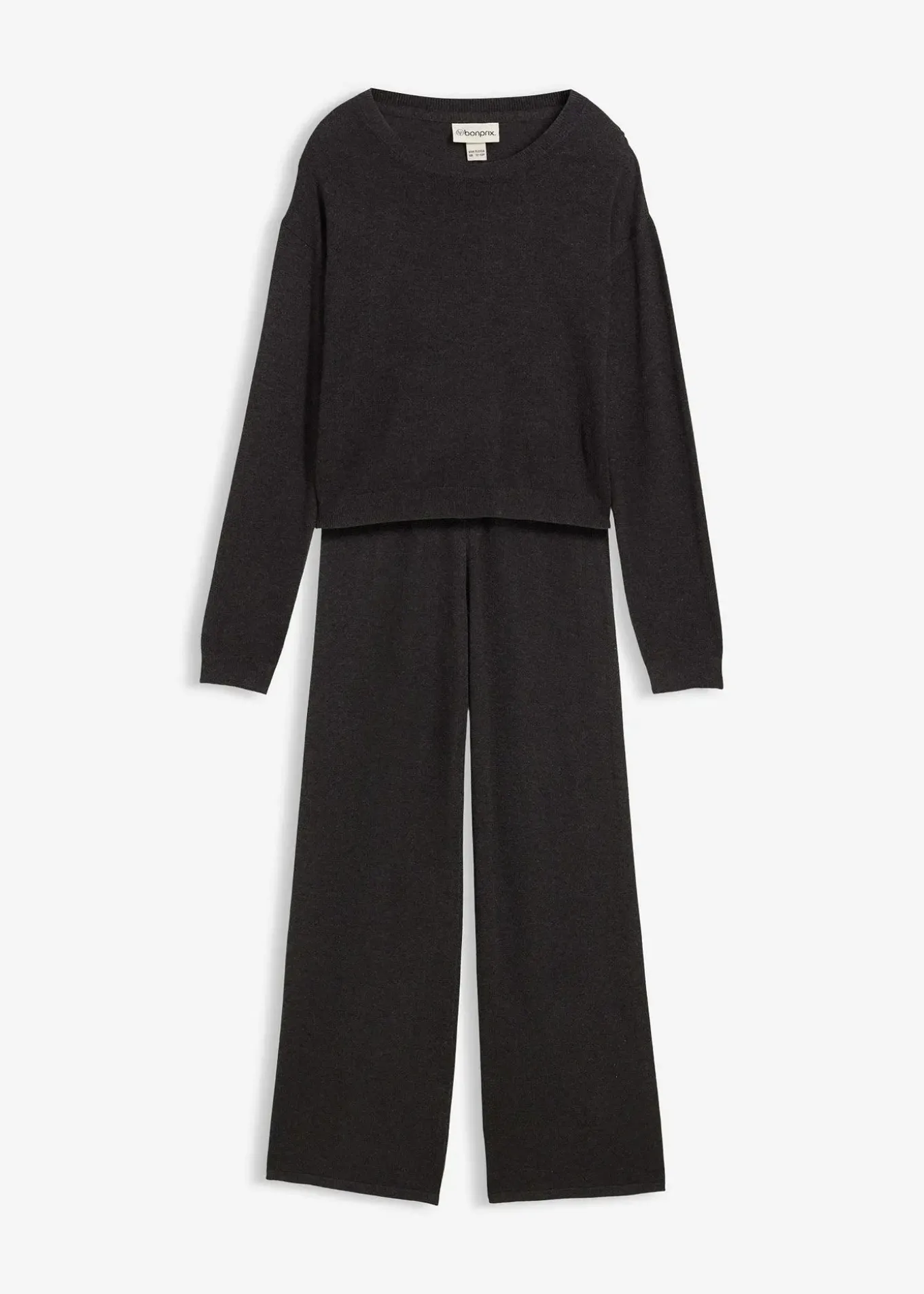 Pull et pantalon en fine maille (ens. 2 pces), viscose majoritaire