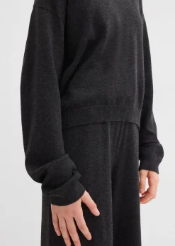 Pull et pantalon en fine maille (ens. 2 pces), viscose majoritaire