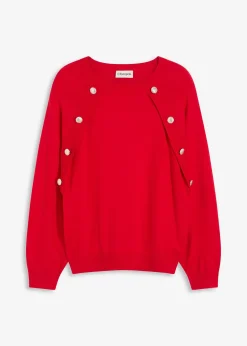 Pull fluide en fine maille de viscose mélangée