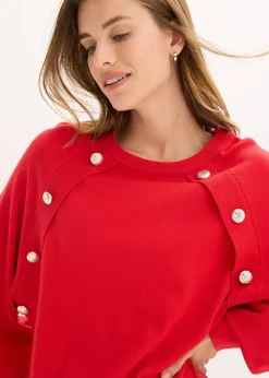 Pull fluide en fine maille de viscose mélangée