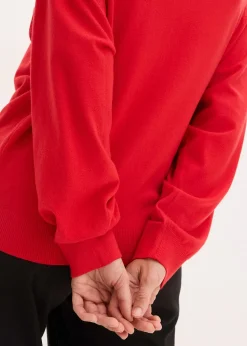 Pull fluide en fine maille de viscose mélangée