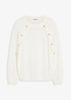 Pull fluide en fine maille de viscose mélangée