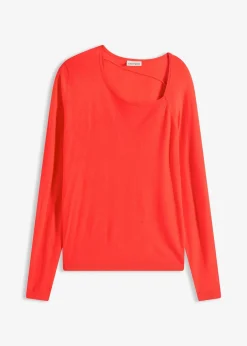 Pull fluide en viscose majoritaire