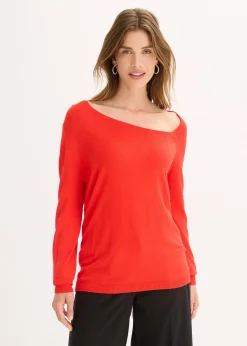 Pull fluide en viscose majoritaire