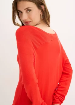 Pull fluide en viscose majoritaire