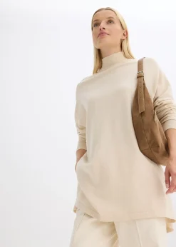 Pull forme cape en viscose mélangée