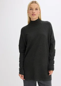 Pull forme cape en viscose mélangée