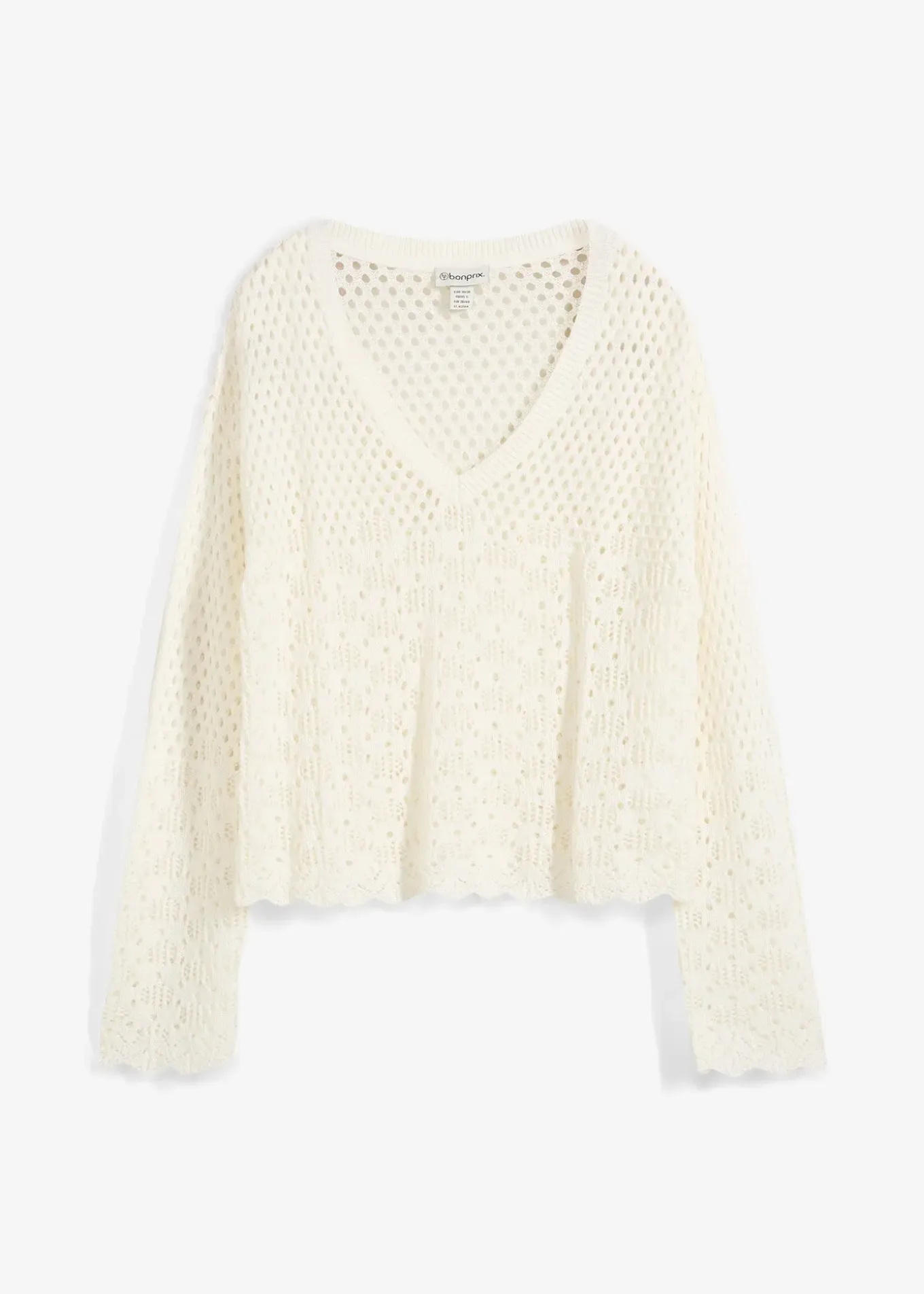 Pull léger en maille ajourée