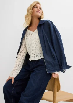 Pull léger en maille ajourée