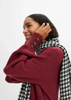 Pull long à boutons