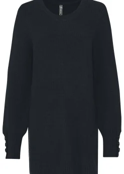 Pull long à boutons