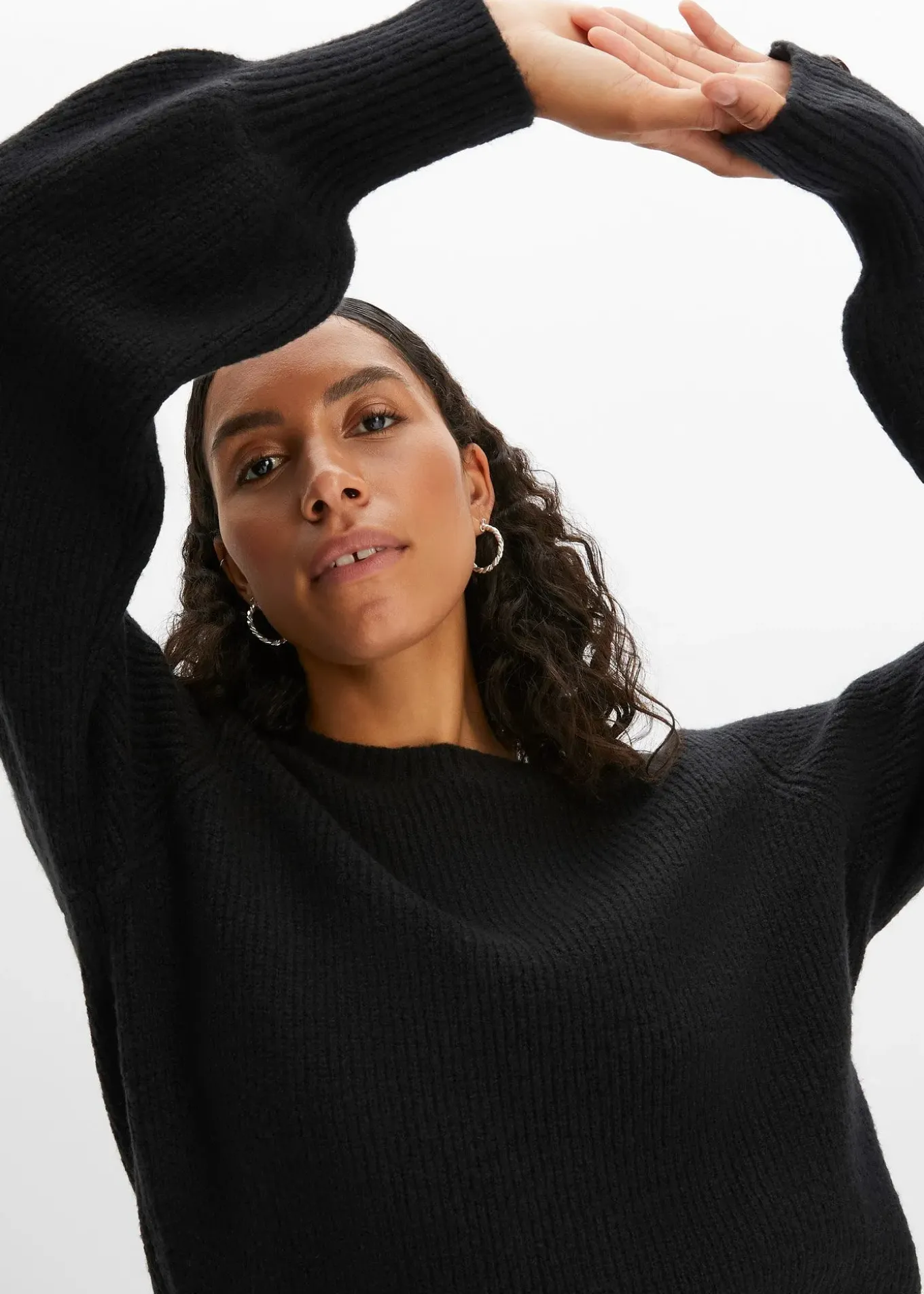 Pull long à boutons