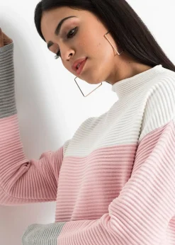 Pull long à rayures