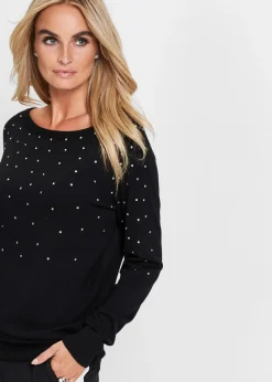 Pull long à strass