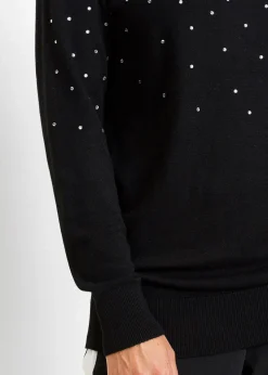 Pull long à strass