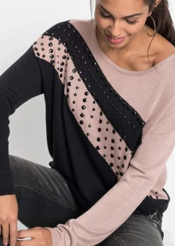Pull long avec strass
