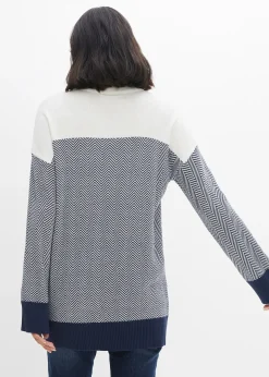 Pull long décontracté