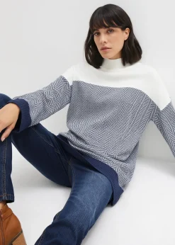 Pull long décontracté