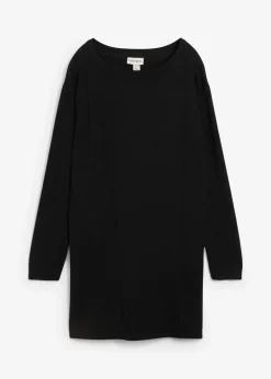 Pull long en coton recyclé majoritaire