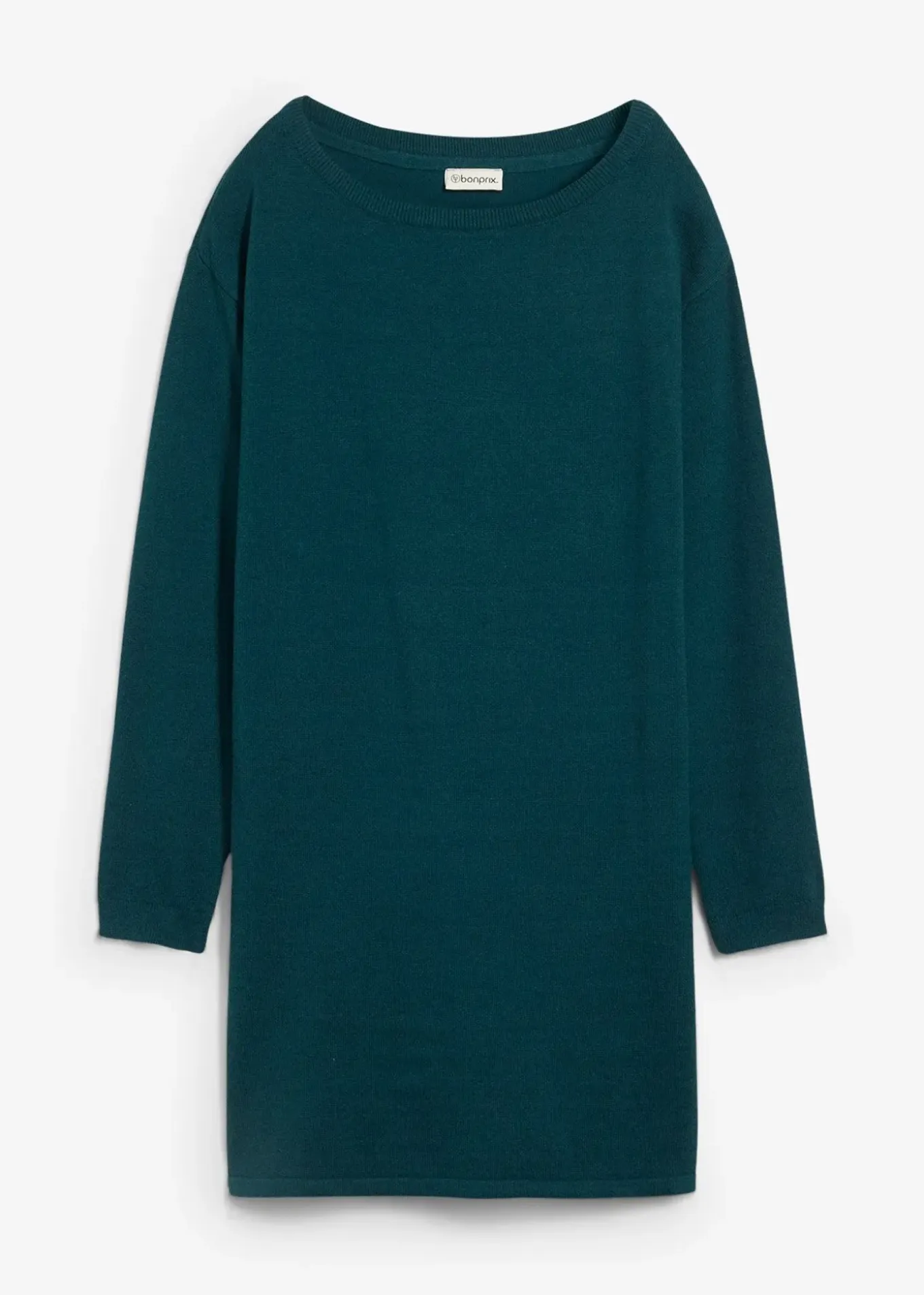 Pull long en coton recyclé majoritaire