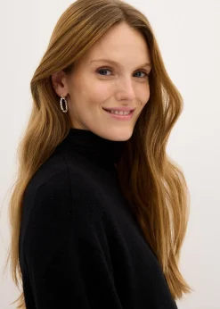 Pull long en fine maille fendu sur les côtés