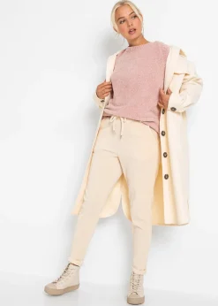 Pull long en maille chenille