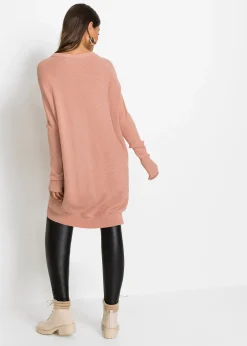 Pull long en viscose mélangée
