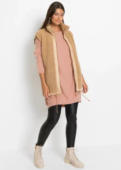 Pull long en viscose mélangée