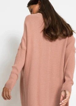 Pull long en viscose mélangée