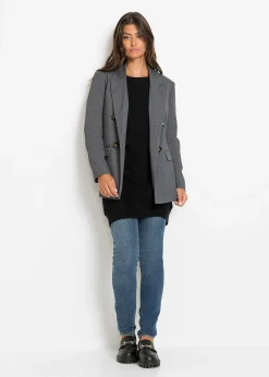 Pull long en viscose mélangée