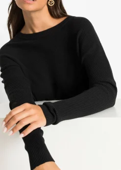 Pull long en viscose mélangée