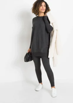 Pull long en viscose mélangée