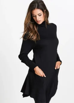 Pull long en viscose mélangée