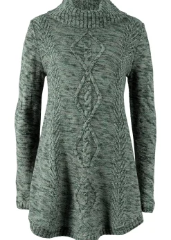 Pull long esprit poncho, manches longues