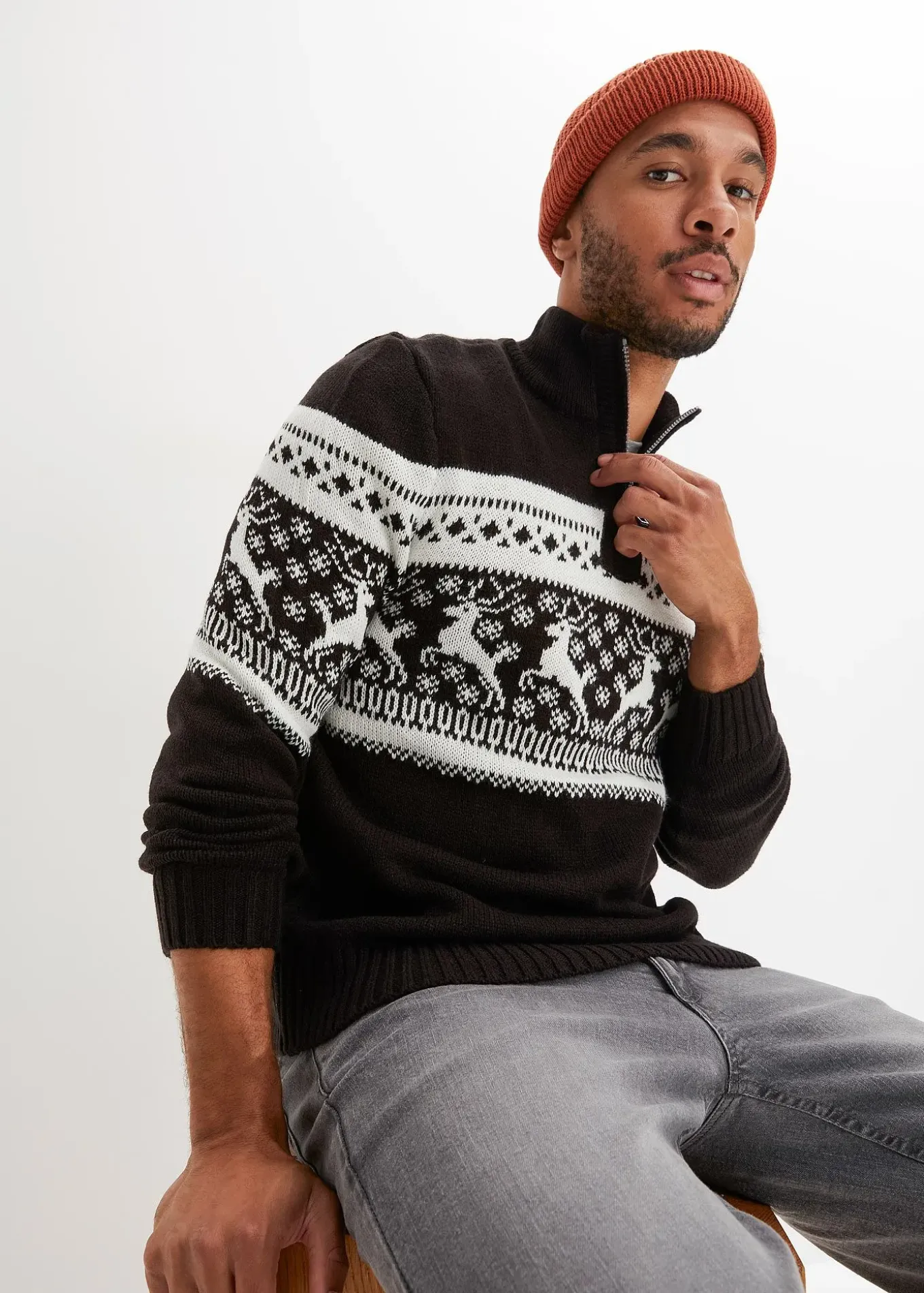 Pull norvégien à col camionneur