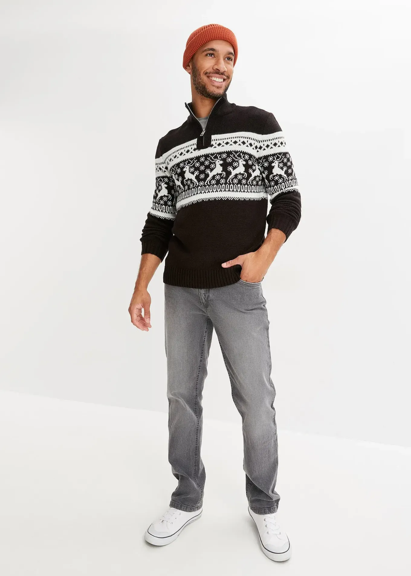 Pull norvégien à col camionneur