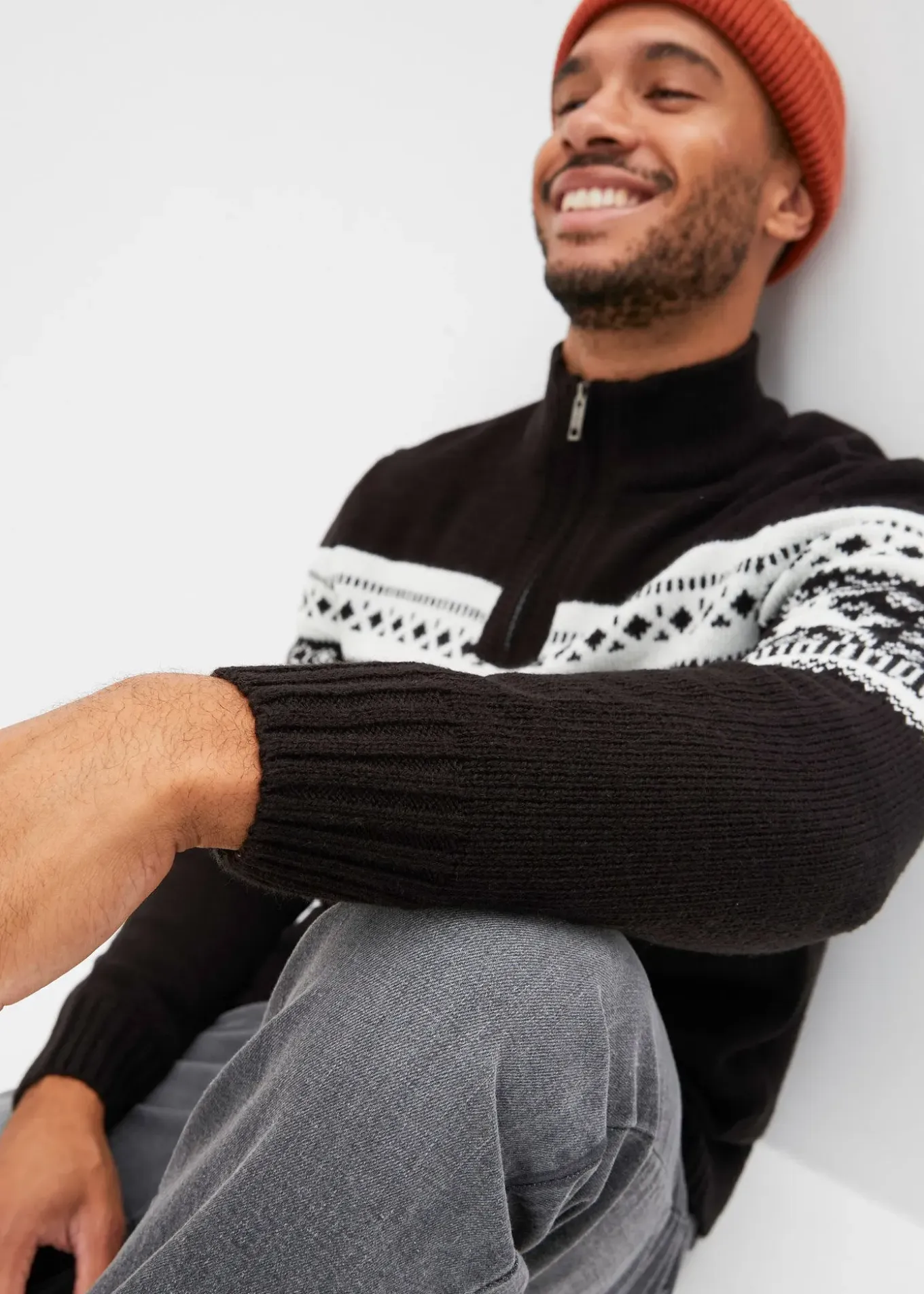 Pull norvégien à col camionneur