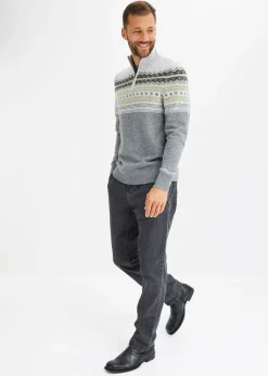 Pull norvégien à col montant