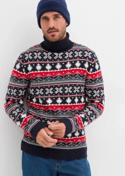 Pull norvégien à col roulé