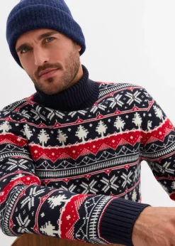 Pull norvégien à col roulé