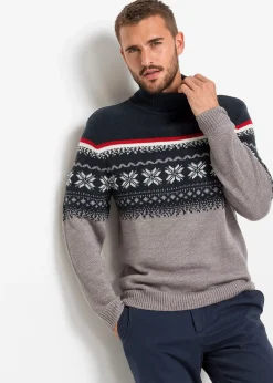 Pull norvégien à col roulé